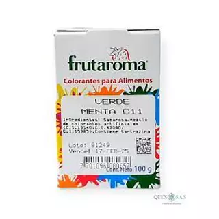 Colorante En Polvo Frutaroma Verde Menta