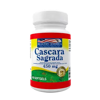 Cascara Sagrada 450mg 60 Capsulas - Healthy America