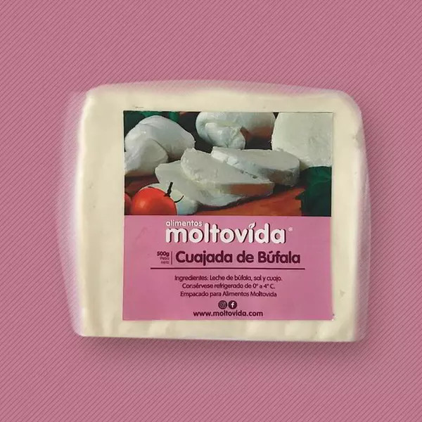 Cuajada 100% de Búfala 500g - Alimentos Moltovida