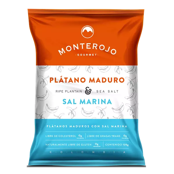 Platano Maduro con Sal Marina 120 Gr - Monterojo