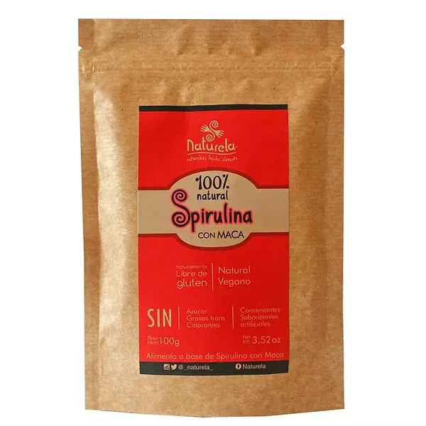 Spirulina con Maca 100gr - Naturela