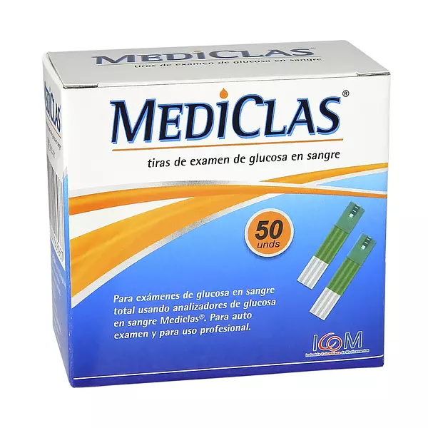 Tiras Glucómetro Mediclas