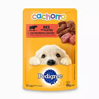 Pedigree Pouche Cachorro De Res En Filetes