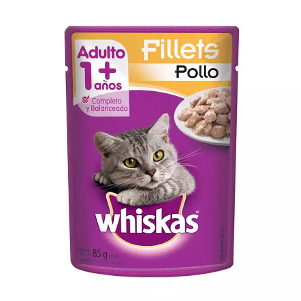 Whiskas Pouche De Pollo Para Gato Adulto 1 +Años