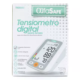 Tensiómetro Digital Brazo Alfasafe