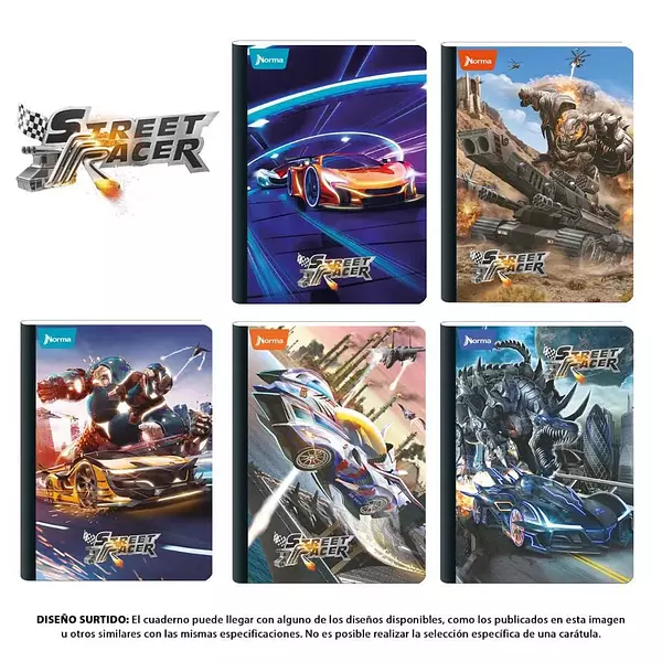 Cuaderno Street Racer