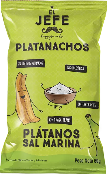 Platano Verde y Sal Marina 60g - El Jefe