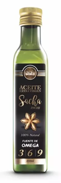 Aceite Extra Virgen de Sacha Inchi 250ml - Sacha Inchi World