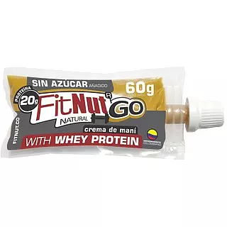 Crema de Maní Whey Protein 60g - Fitnut Go