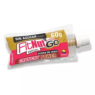 Crema de Maní Crunchy Power 60g - Fitnut Go