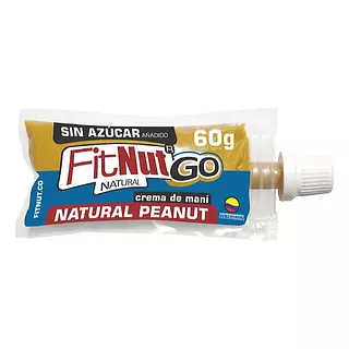Crema de Maní Natural 60g - Fitnut Go