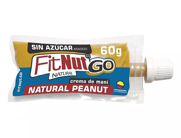 Crema de Maní Natural 60g - Fitnut Go