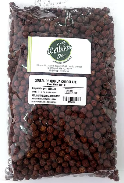 Cereal Quinua Pop Chocolate 250gr - Impronuts