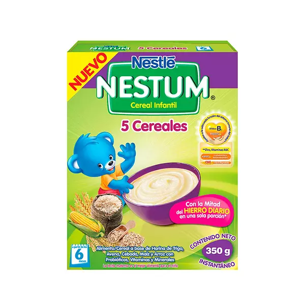 Nestum 5 Cereales Cereal Infantil