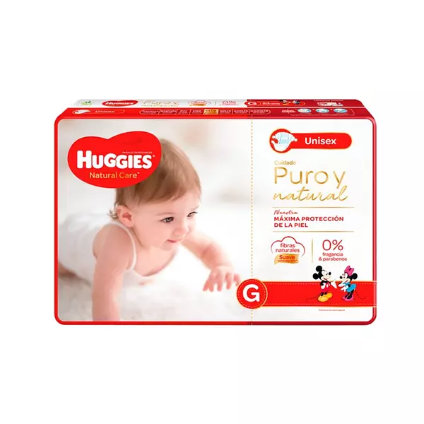 Pañales Huggies Natural Care Etapa 3/G x 38 Unidades