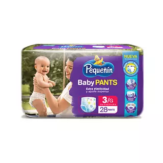 Baby Pants Pequeñín Etapa 3/G x 28 Unidades