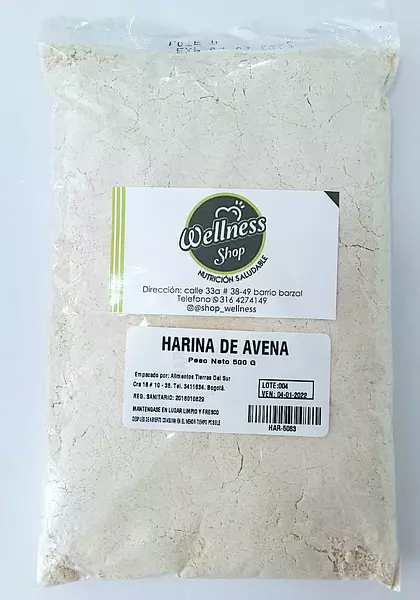 Harina de Avena 500gr - Impronuts