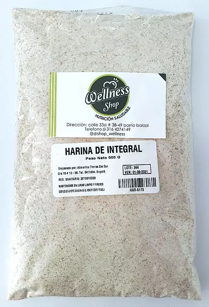 Harina de Trigo Integral 500g - Impronuts