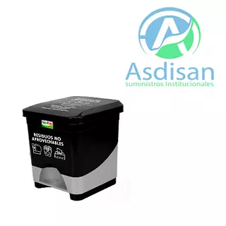 Papelera Colores Fuller 20 Lt Pedal Nueva Norma