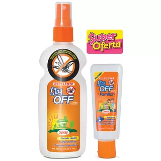 Repelente Stay Off Spray Adulto + Repelente Crema
