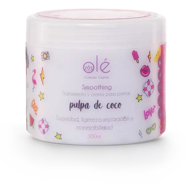 Tratamiento Y Crema De Peinar Pulpa De Coco Ole Capilar