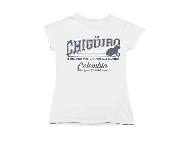 Camiseta Chiguiro Talla M para Mujer