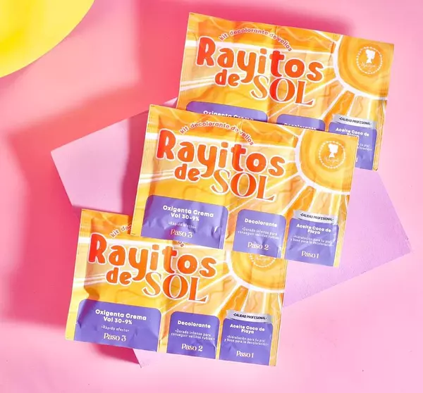 Rayitos De Sol (Polvo Decolorante Para Vellos)