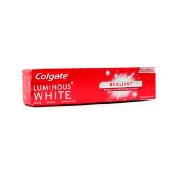 Crema Dental Colgate Luminous White Brillant Sonrisa Blanca