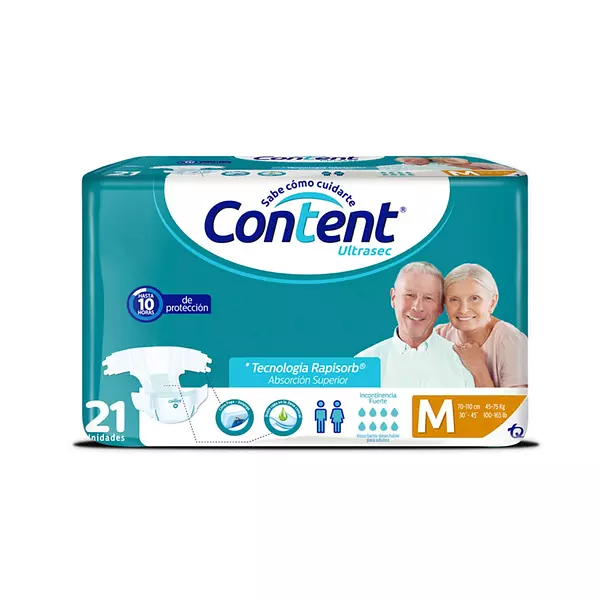 Pañales Content Ultrasec Talla M