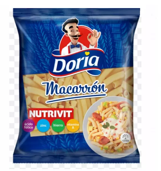 Pasta Doria Macarrón X 250 Gr