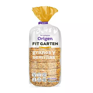 Pan Tajado Origenes Multigranos 500gr - Fit Garden