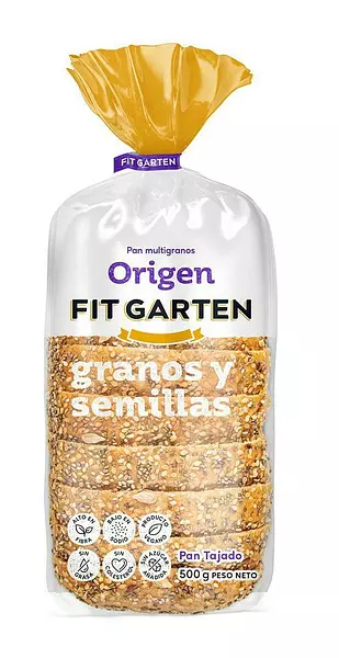 Pan Tajado Origenes Multigranos 500gr - Fit Garden