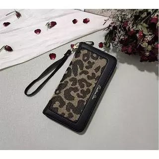 Billetera Negra Animal Print