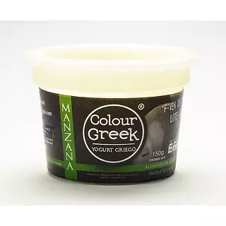 Yogurt Entero con Dulce Griego Sabor Manzana - Colour Greek