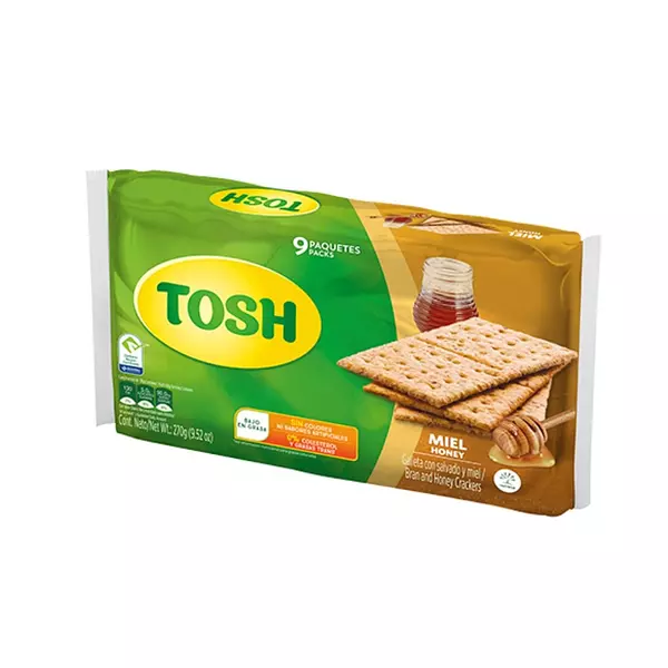 Galletas Tosh Salvado Y Miel