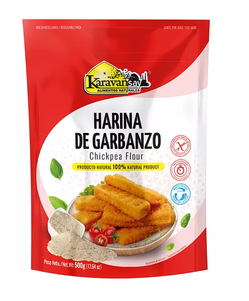 Harina de Garbanzo 500g - Karavansay