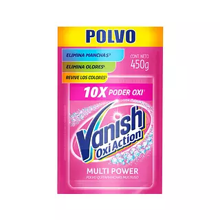 Quitamanchas Vanish Polvo Rosa