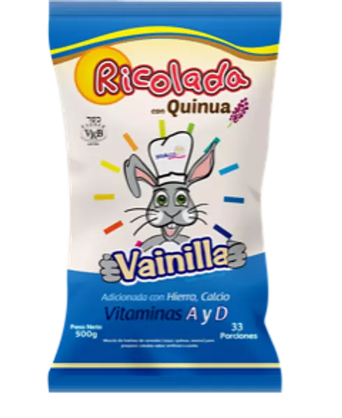 Ricolada con Quinua Sabor Vainilla 500g - Quinoa Club