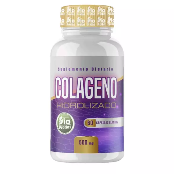 Colágeno Hidrolizado 500 Mg 60 Cápsulas Blandas Biopronat