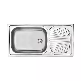 Fregadero Acero 100X50 1Ci 1P Satinada