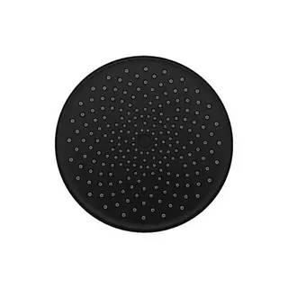 Ducha Redonda Negra Estilo Flor