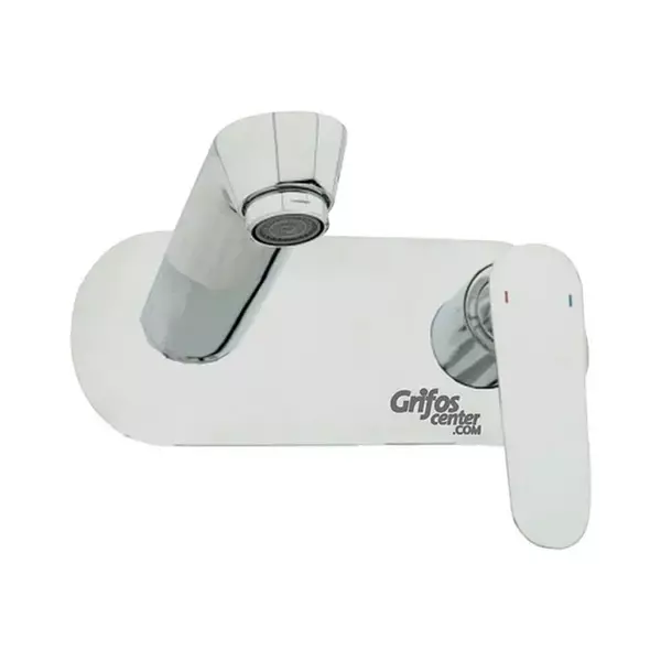 Grifo Monocontrol De Pared Redondo