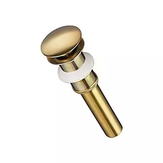 Desague Push Lavamanos Dorado