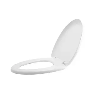 Tapa Caida Lenta Blanca Alongada