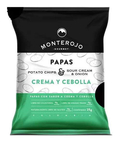 Papas Crema y Cebolla 25g - Monterojo