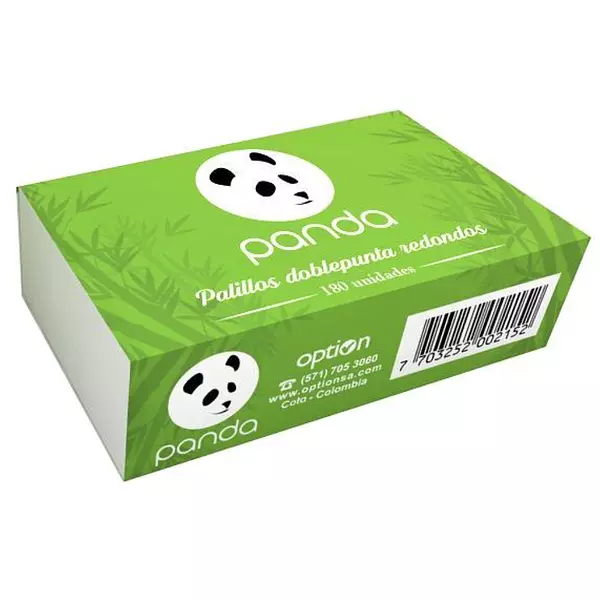 Palillos Doble Punta Panda