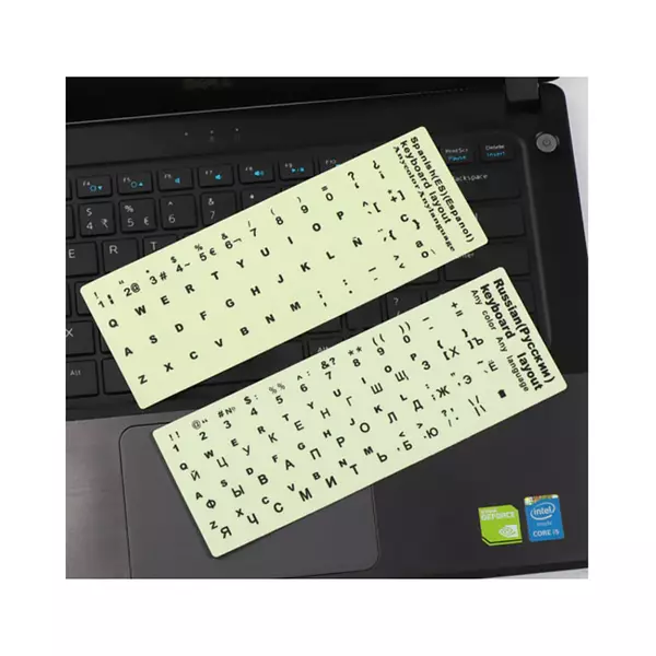 Sticker Para Teclado Fluorescente