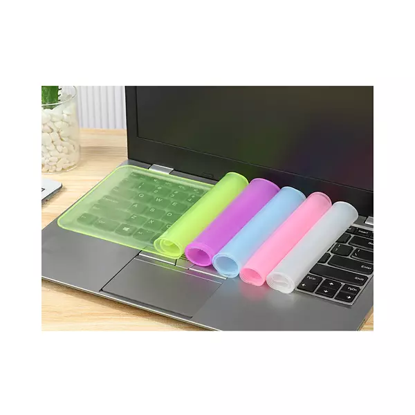 Protector De Teclado Para Portátil En Silicona De Colores De 14" / 15.6" Y 17"