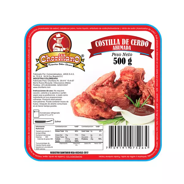 Costillas De Cerdo Sin Hueso Chorillano