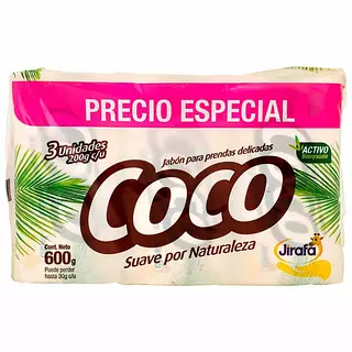 Jabon Coco Barra
